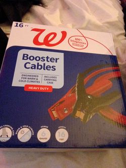 Walgreens Heavy Duty Booster Cables 16 ft