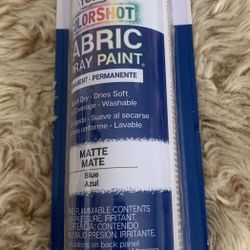 Blue Fabric Paint 