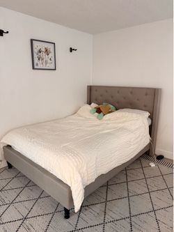 NEED GONE TODAY 7/24 - Queen Mattress and Bed Frame