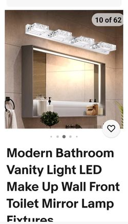 4 Bulb Led Crystal Light Fixture X 2