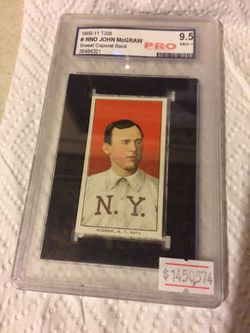1909-11 T206 John McGraw 9.5 mint plus