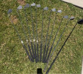 Complete RH Golf Set - TaylorMade R580 Driver, Spalding 3-PW Irons, BagBoy Cart Bag