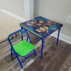 Toddler Paw Petrol Table & Chair Set