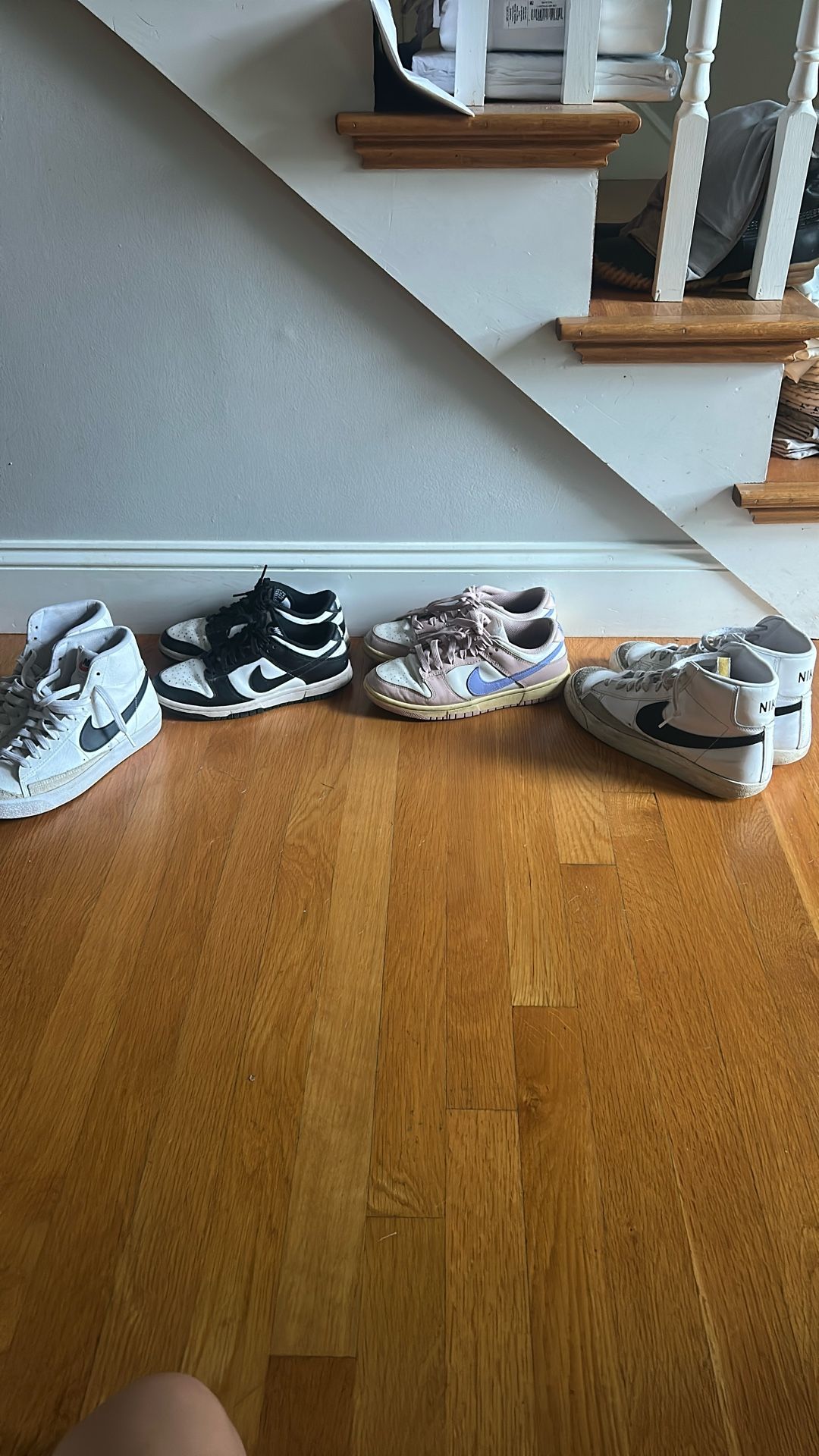 4 Pairs of Used Nike Sneakers: BEST OFFER, Local Pickup (Braintree) Cash Only