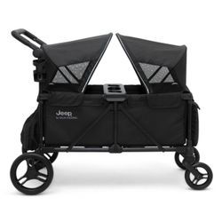 Jeep Evolve Stroller Wagon by Delta Children - Black
