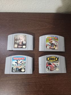 N64 games MARIO KART , KILLER INSTINCT