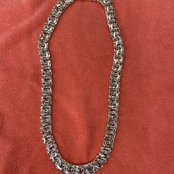 14K Yellow Gold chino link necklace 