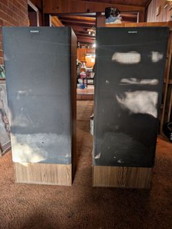 Sony Floor Standing Speakers Pair 200 Watts SS U420