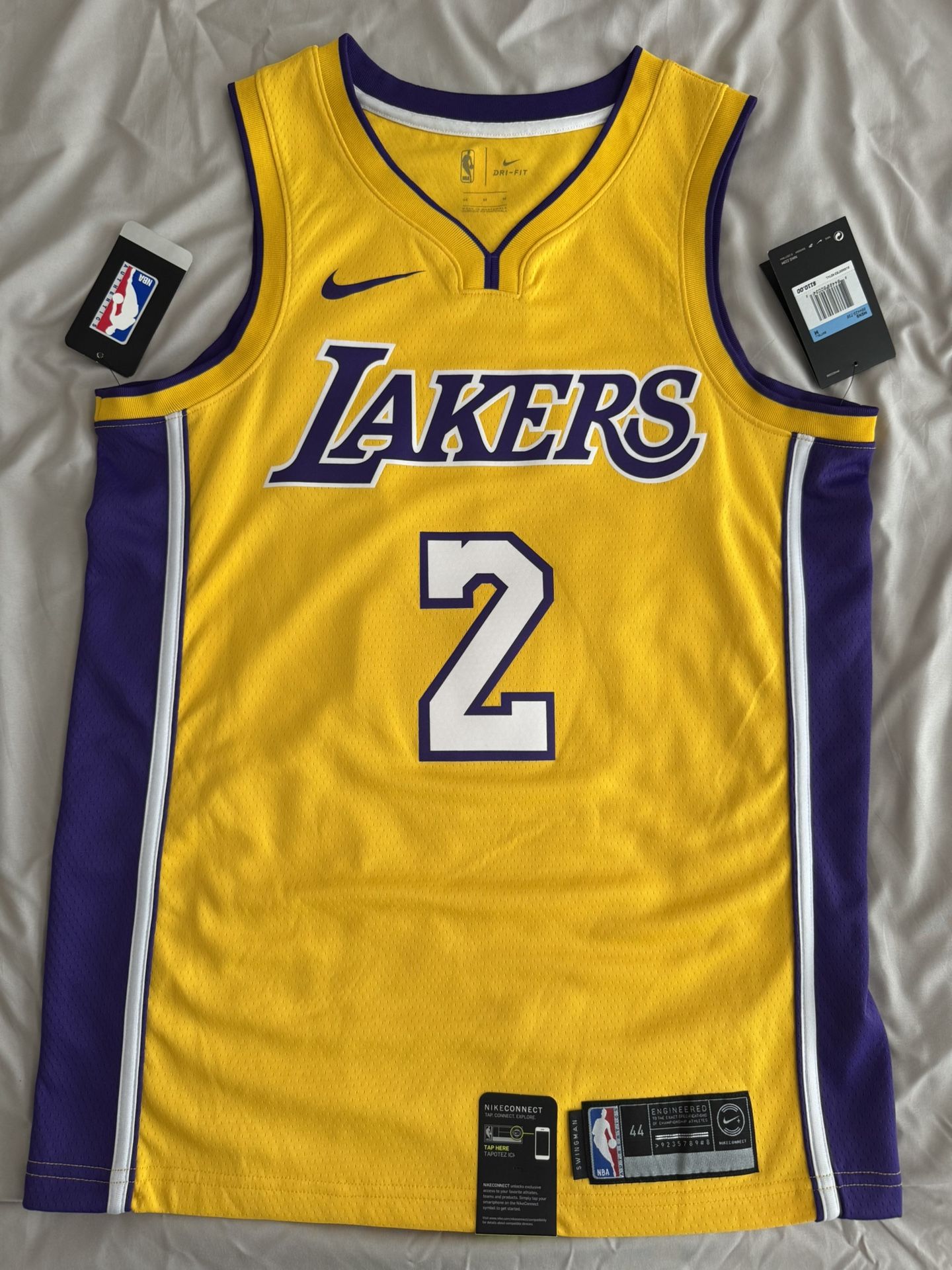 Nike Swingman Lonzo Ball #2 Los Angeles LA Lakers Jersey Men Medium/44 NWT