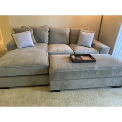 Custom Gray Sofa