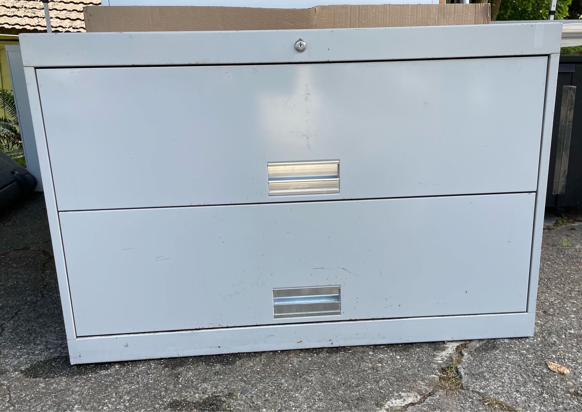 2 Drawer metal lateral file cabinet. Northeast Tacoma near the Centre ar Norpoint