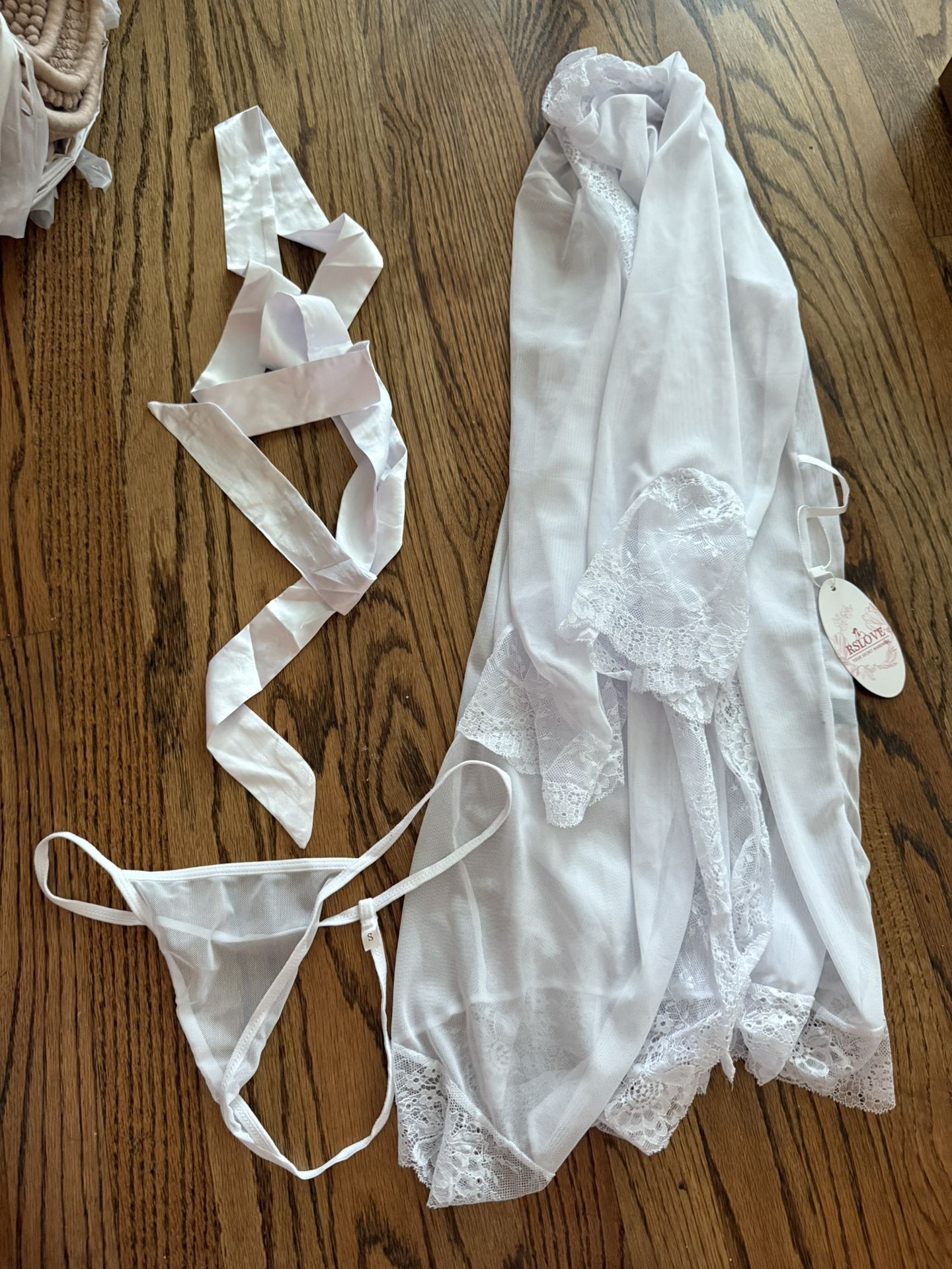 White Robe & Thong