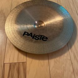 Paiste 18 Inch China, Chinese Cymbal 802 Series