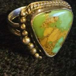 Authentic Natural Royston Turquoise Ring