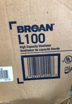 Broan L100 Cabinet Fan