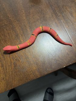 Rubber Coral Snake Toy Realistic Prank Prop - New - OBO