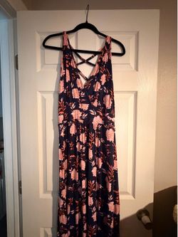 Long floral dress size 1X