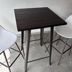 Bar Table And Two Chairs