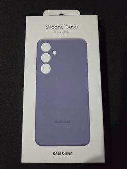 Genuine Samsung Silicone Case for Samsung Galaxy S24+ (Plus) - Violet NEW !!!