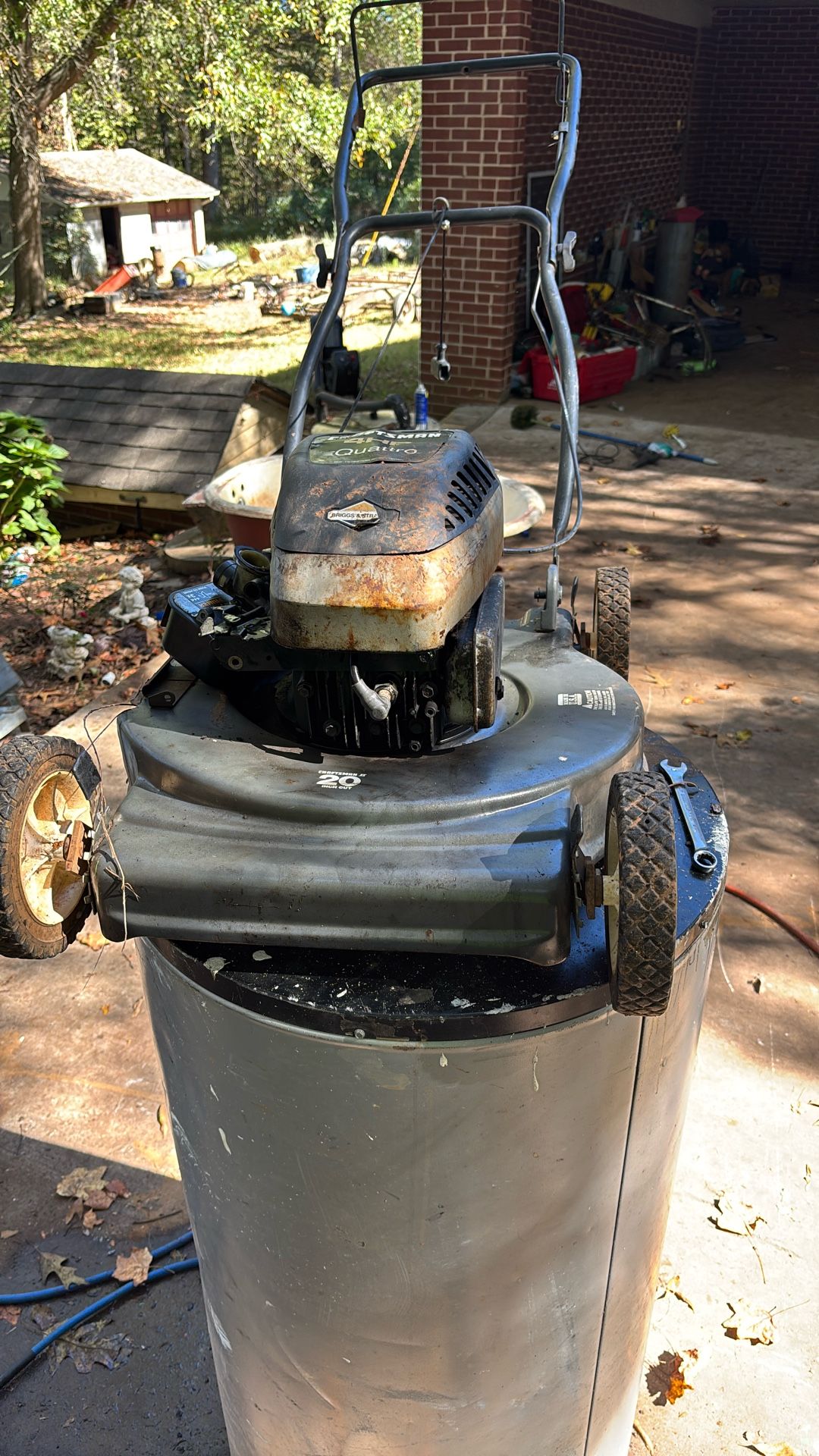 Craftsman 4 Hp Quantro Push Mower 20 Inch Cut