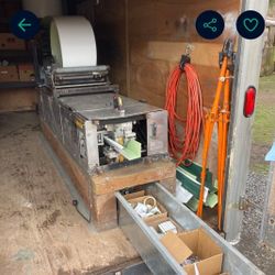 Gutter Machine And Trailer