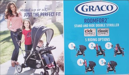 Graco Room for 2 sit n' stand double stroller