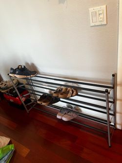 Shoe rack 4 level expandable