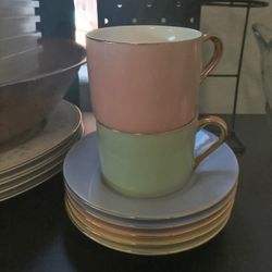 Cups With Small Plates 