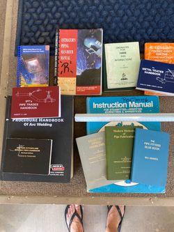 Pipefitting & Welding Trade Reference Book Lot
