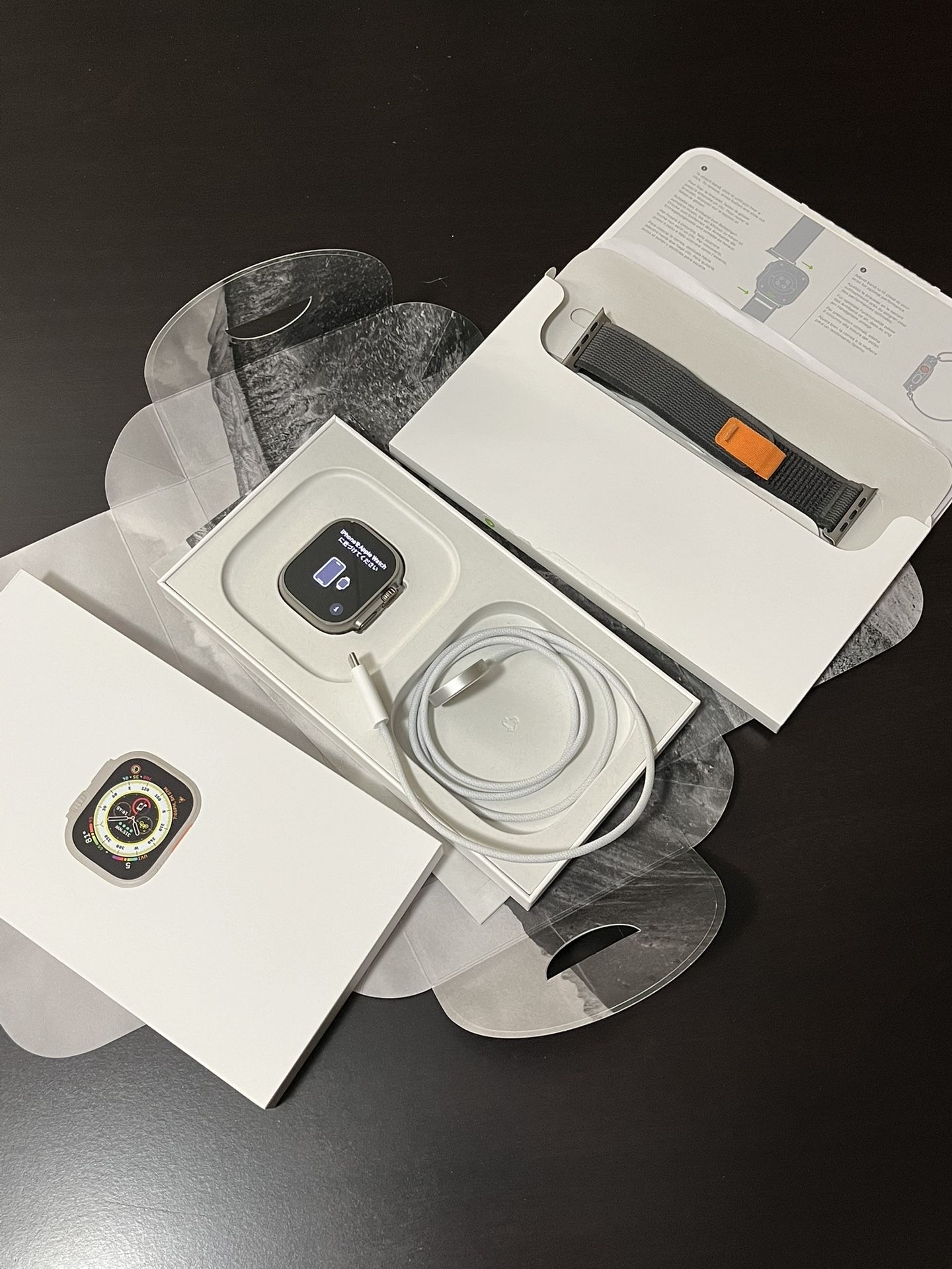 Apple Watch Ultra 1st Gen With Black/Gray Band