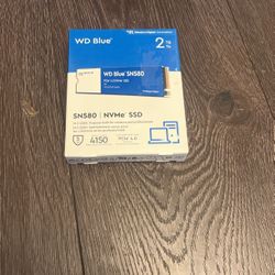 WD Blue SN580 2TB Solid State Drive Brand New Sealed 