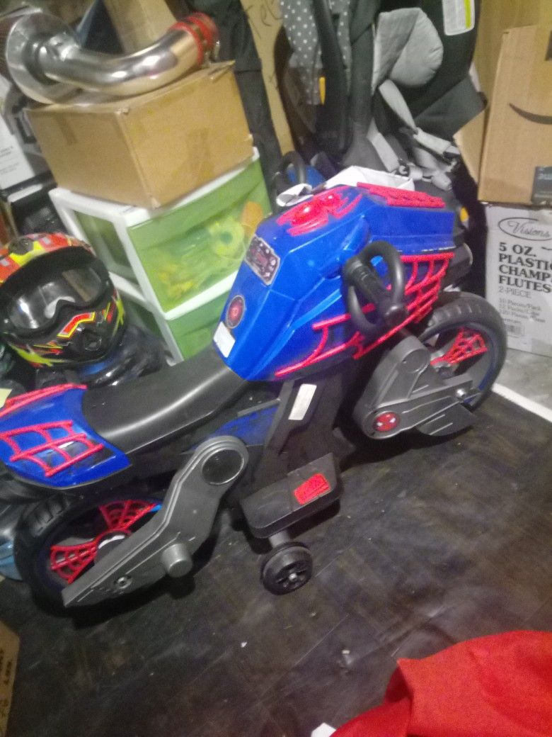 Spider Man Electric Kids Bike