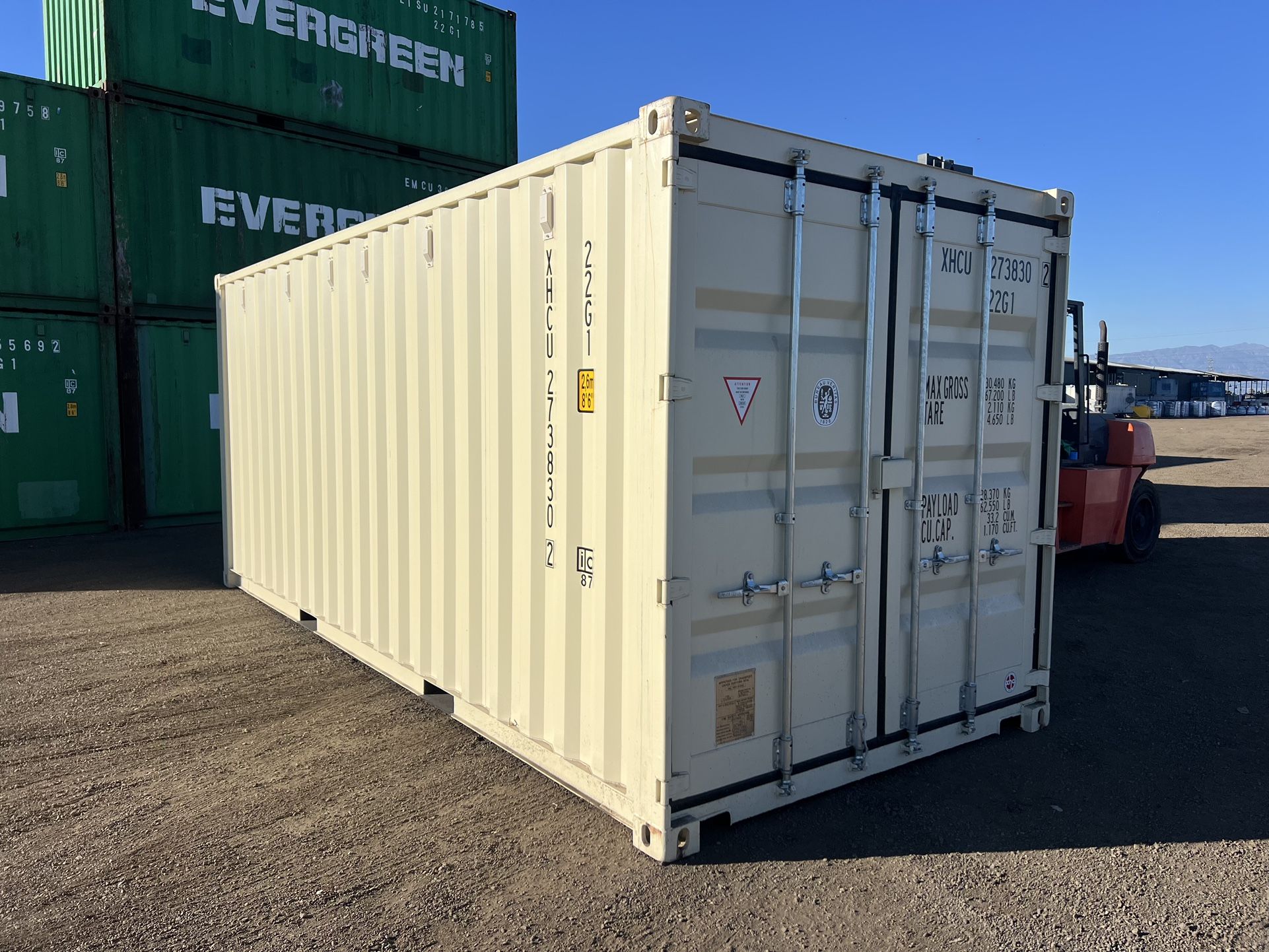 20 FOOT NEW 1-TRIP CONTAINER STD SHED,STORAGE,SHIPPING,CONEX