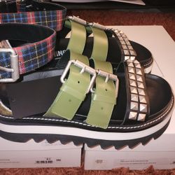 Moschino Leather Sandals Size 8 9 10 13