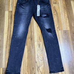 Purple Brand P002 Jeans Bandana 3M Paint Size 36