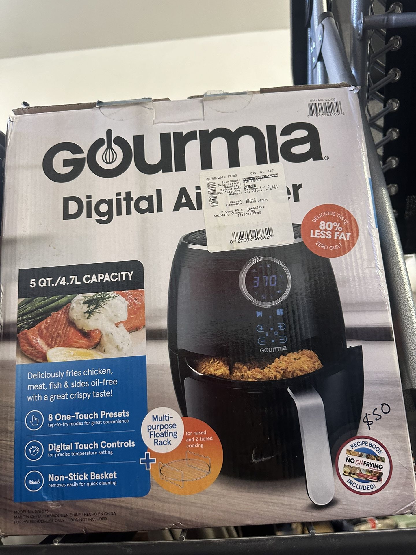 Gourmia GAF575 Digital Air Fryer - 5