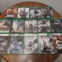 XBOX ONE & XBOX 360 games Lot
