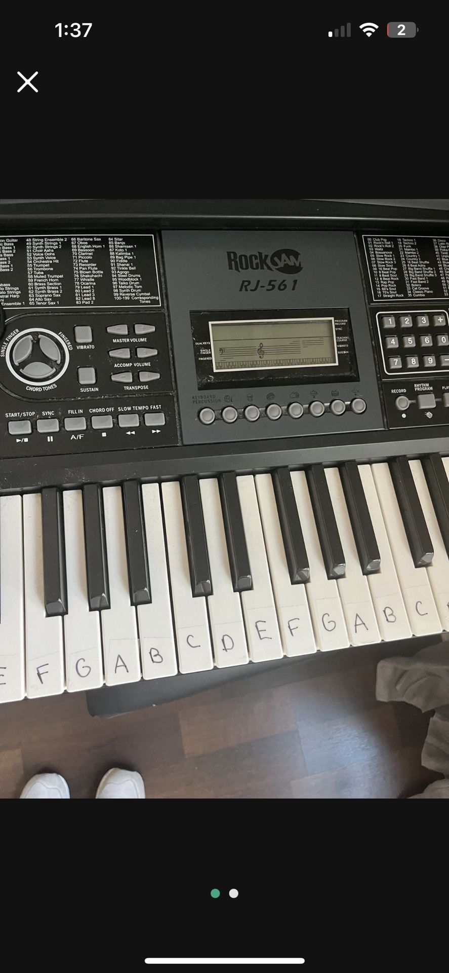 Small Electric Piano