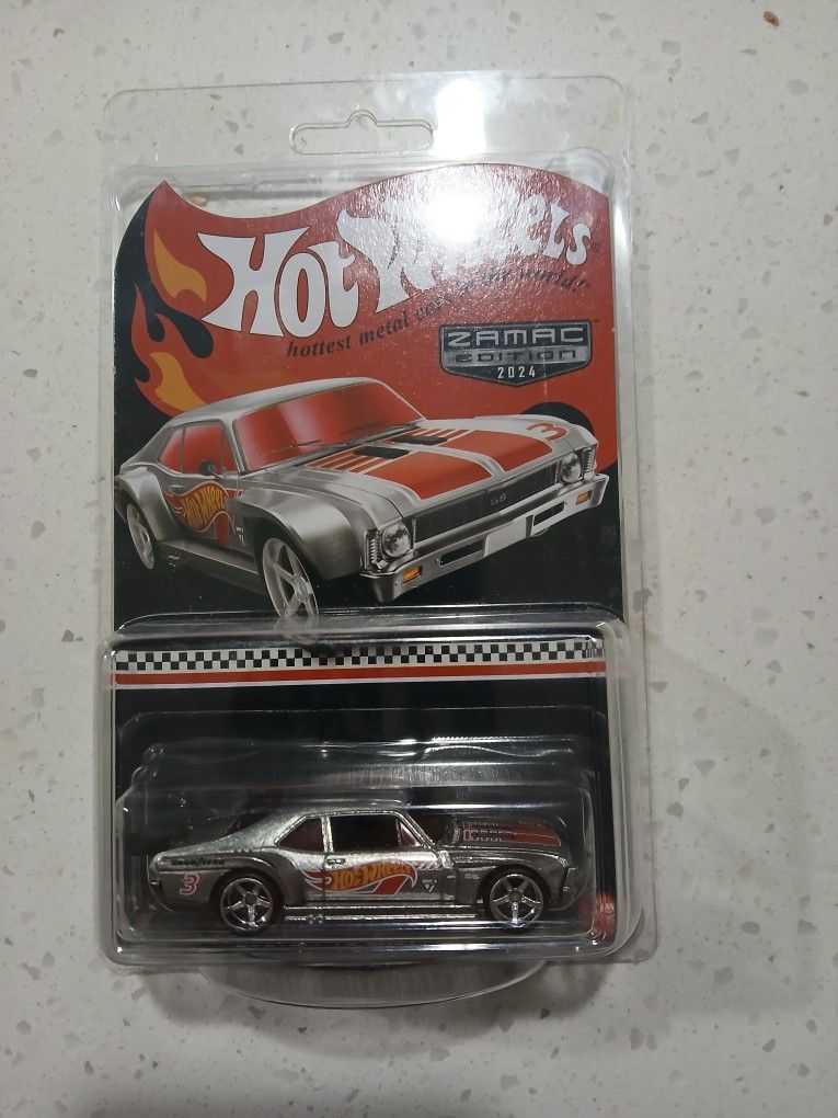 Hot Wheels 2024 Mail-In Zamac Custom '70 Chevy Nova.