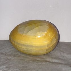 Yellow Banded Onyx Egg