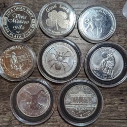 1 ounce Silver Rounds .999