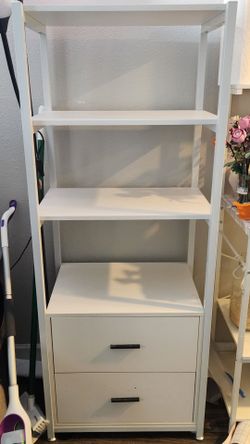 White Shelving Unit