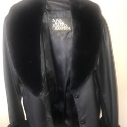 Black Leather la Pelle Karpeta Women’s  Jacket