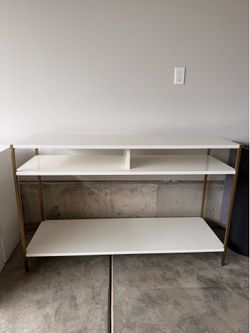 West elm console table