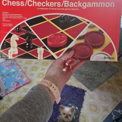 Chess, Checkers & Backgamon Game