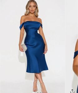 Navy blue dress