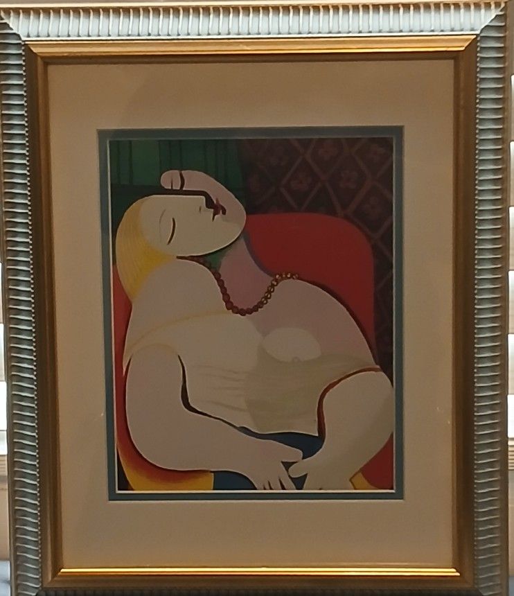 Pablo Picasso's The Dream Painting Reprint