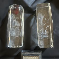 Disney Crystal Etched  Display2 lighted