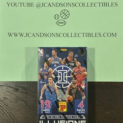Panini Illusions 2021-22 NBA Basketball International Hobby Box -NEW- 5 Acetate Inserts