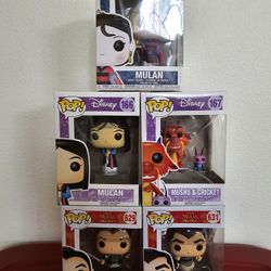 Mulan Funko Pops 
